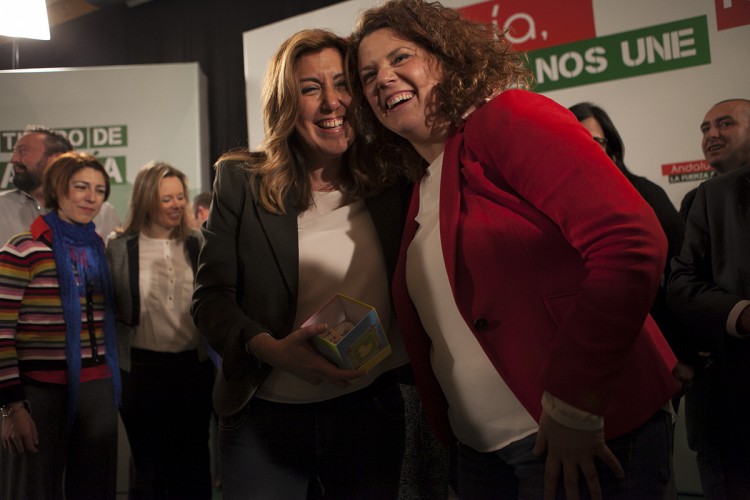 Susana Díaz arropa la presentación de la candidatura de Valdenebro