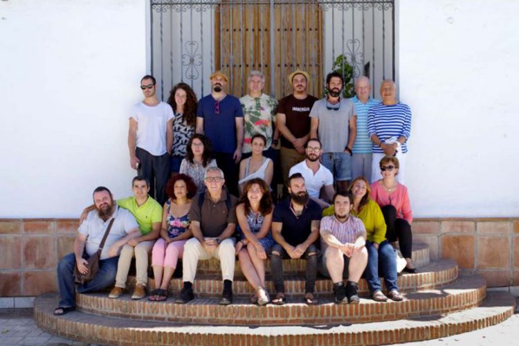 El director del Museo Picasso Málaga visita los Encuentros de Arte de Genalguacil
