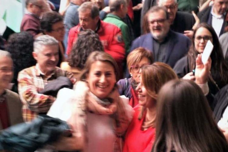 Susana Díaz felicita a Isabel Aguilera por su nombramiento como nueva secretaria general del PSOE de Ronda