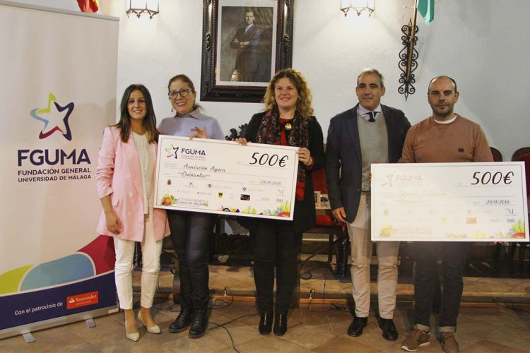 La Fundación de la Universidad de Málaga entrega la recaudación del concierto de Dorantes a dos ONG de Ronda