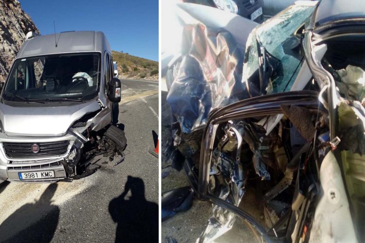 Una colisión frontal entre dos vehículos en la A-369 Ronda-Gaucín se salda con un herido grave