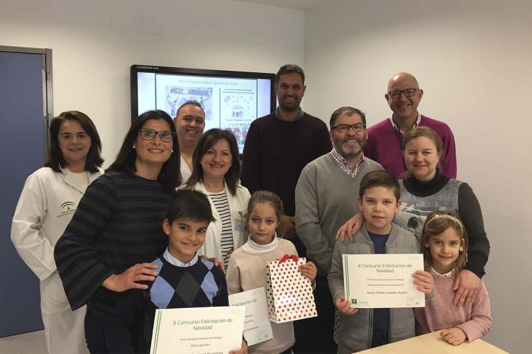 El Área de Gestión Sanitaria Serranía entrega los premios del X Concurso de Tarjetas Navideñas