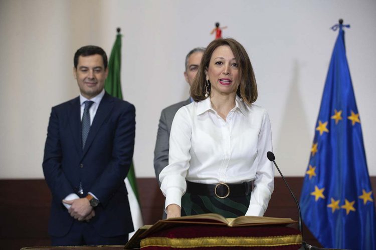 La popular Patricia Navarro jura el cargo como nueva delegada del Gobierno andaluz en Málaga