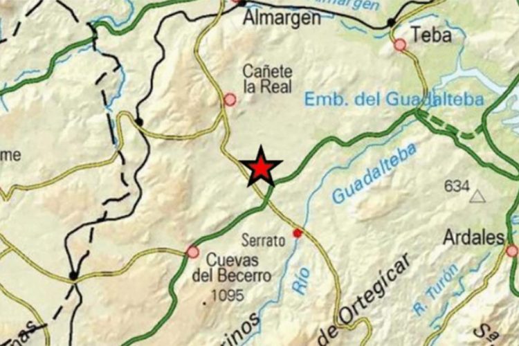 Un terremoto se deja sentir en Cañete la Real y Serrato