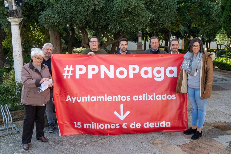 El PSOE se moviliza para exigir a la Diputación el pago de la deuda con los ayuntamientos