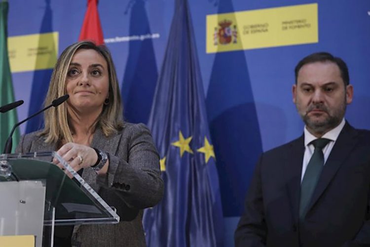 La consejera de Fomento reclama al Gobierno de Sánchez que desarrolle el tramo del Corredor del Mediterráneo entre Bobadilla, Ronda y Algeciras