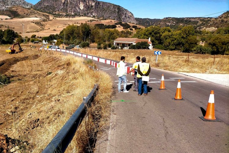 La Diputación invierte 108.000 euros en la reparación de la carretera de Ronda a Benaoján