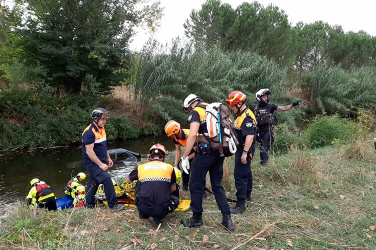 Emergencias 112-Andalucía realiza un simulacro en Ronda ante una posible inundación