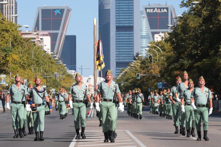La Legión de Ronda participa un año más en el desfile de las Fuerzas Armadas en el Día de la Hispanidad