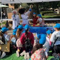 Escolares de Ronda participan en la ‘Fiesta del Agua’ para concienciarse de la importancia que tiene este elemento