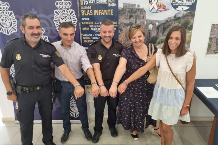 La Policía Nacional presenta en Ronda la primera edición de la carrera solidaria ‘Ruta 091′