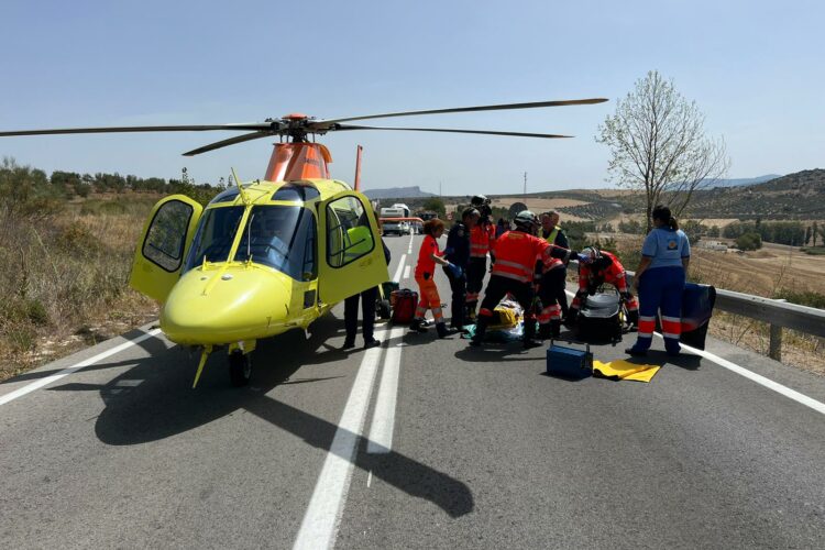 Un grave accidente en la carretera A-367 Ronda-Campillos se salda con siete heridos, entre ellos una niña de tres años