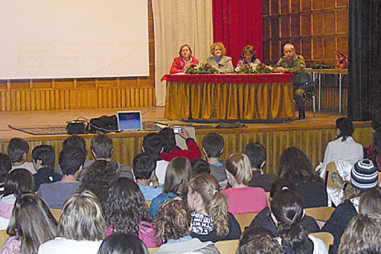 Estudiantes rondeños en unas jornadas sobre violencia de género