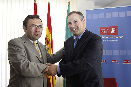 Miguel Ángel Heredia junto a Antonio Mª Marín.