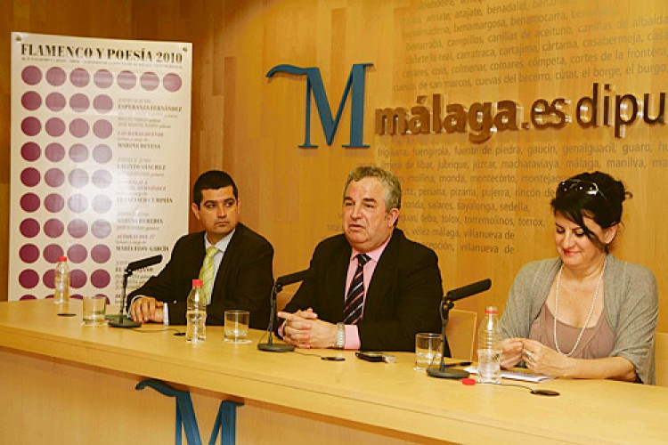 El Lebrijano, Marina Heredia, Calixto Sánchez y Esperanza Fernández, en Flamenco y Poesía 2010