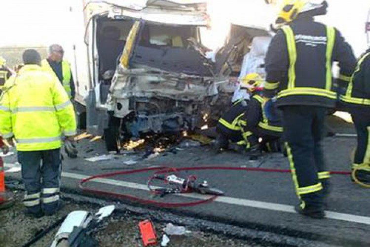 Un muerto y un herido grave en un accidente junto a Cuevas del Becerro