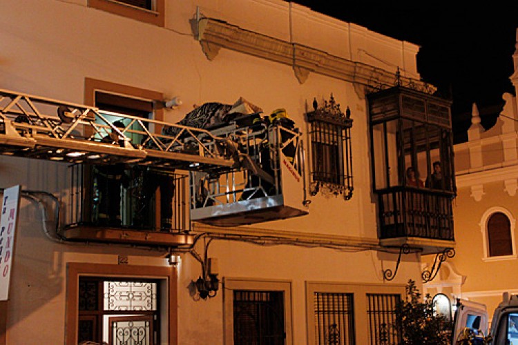 Complicado traslado de una enferma