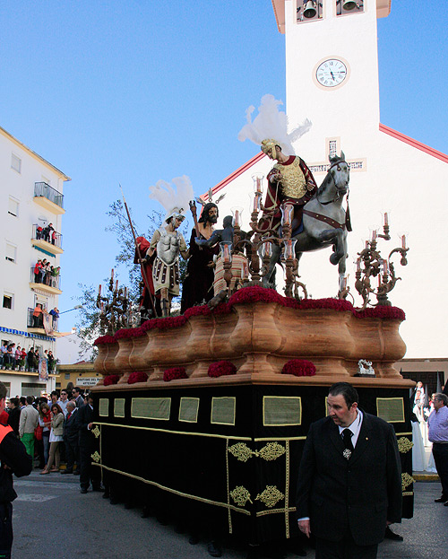 El Prendimiento salió desde la iglesia de San Cristóbal.