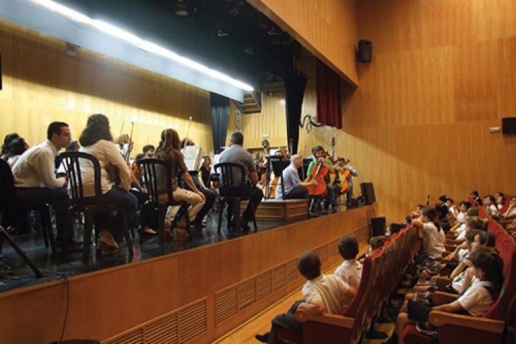 Más de 200 escolares asisten a los ensayos de la Orquesta Sinfónica Provincial de Málaga