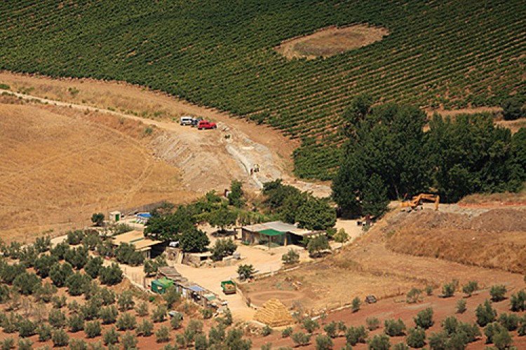 Comienzan las obras de reparación del colector en la Hoya del Tajo