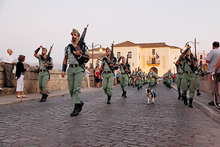 La Legión celebra su tradicional desfile y concierto militar