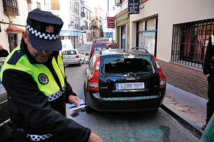 Actos vandálicos dejan diferentes daños en la zona centro  de Ronda