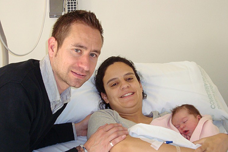 Valeria se convierte en el primer bebé nacido en 2012 en Ronda