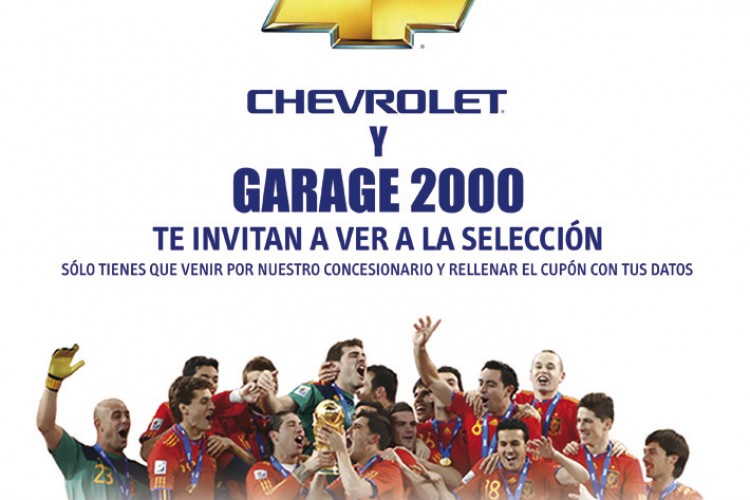 Garage 2000 y Chevrolet te invitan a ver a la Selección de Fútbol