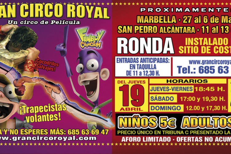 La Voz de Ronda le lleva al circo gratis