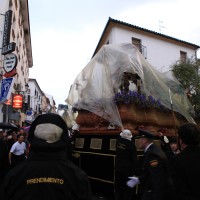 El Prendimiento y la Virgen del Rosario en la proximidades de plaza Carmen Abela.