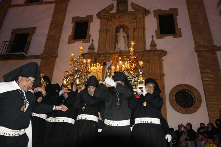 Recorrido reducido para la Hermandad de María Santísima en la Soledad