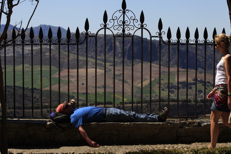 Ronda supera los 30 grados en un día de intenso calor