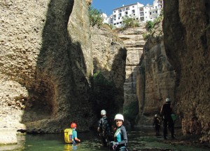 Travesía por el cañón del río Guadalevín a su paso por Ronda.