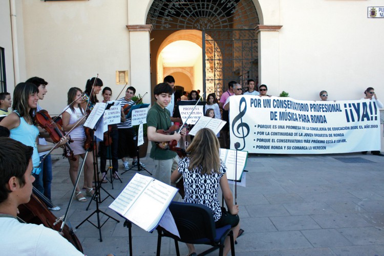 Retomarán las acciones reivindicativas para pedir el grado medio del Conservatorio