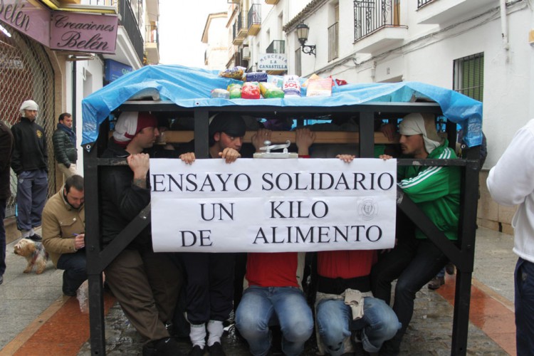 Ensayo solidario de Nuestro Señor Orando en el Huerto