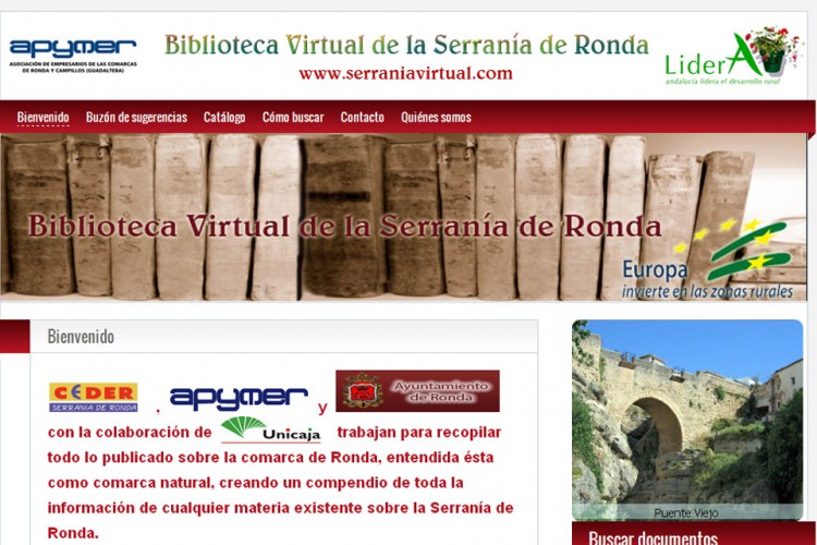 Un catálogo virtual recoge 1.200 documentos sobre la Serranía de Ronda
