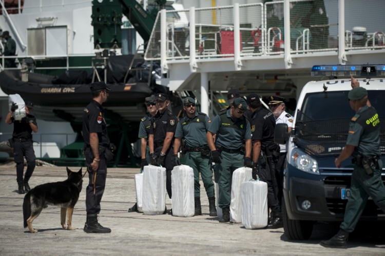 Golpe al narcotráfico con la incautación de 800 kilos de cocaína