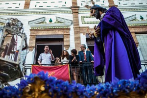 Saeta al paso del Cristo de los Gitanos.