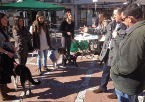 Los perros protagonizaron algunas de las actividades.