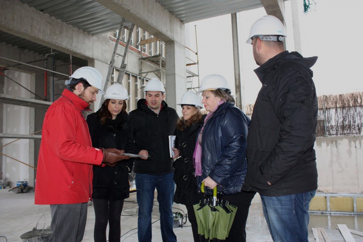 Las obras de la biblioteca comarcal están al 40%