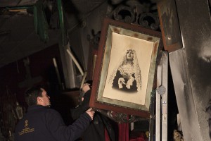 Incendio en la Casa de Hermandad del Huerto.