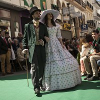 Imagen de archivo de la pasarela romántica celebrada en 2015 en el centro de Ronda.