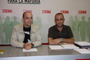 Alberto Orozco y Francisco Márquez en su sede
