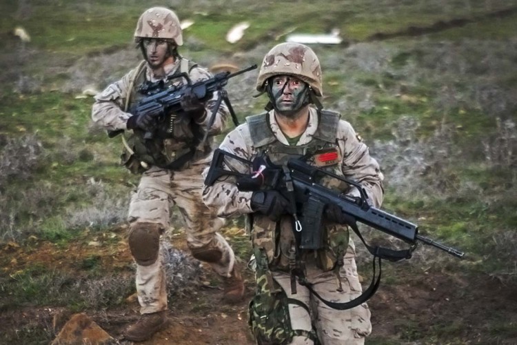 Efectivos de la Legión participan en Zaragoza en ejercicios de Fuerza de Reacción Rápida Europea ‘EU Battle Group’