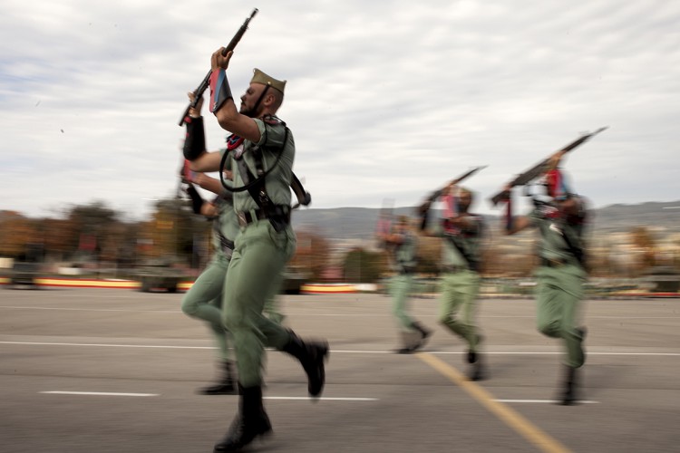 La Legión celebra su patrona con una parada militar