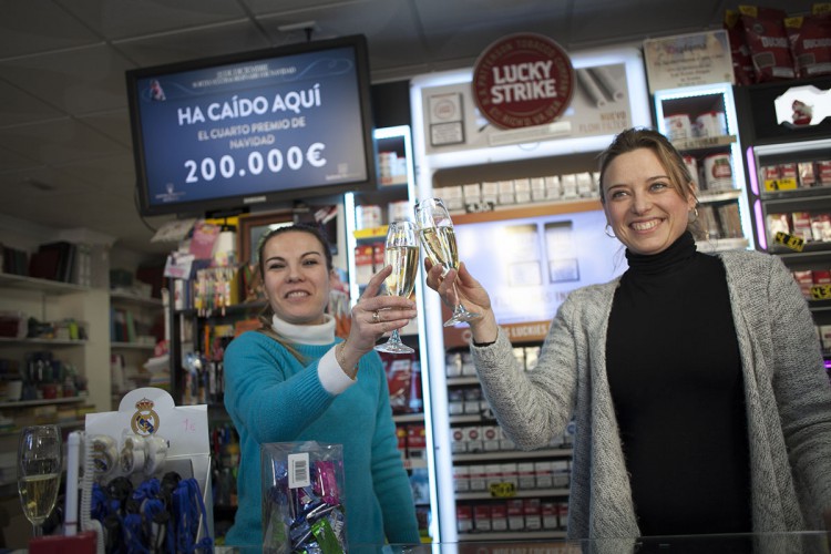 El cuarto premio de la Lotería de Navidad cae Ronda