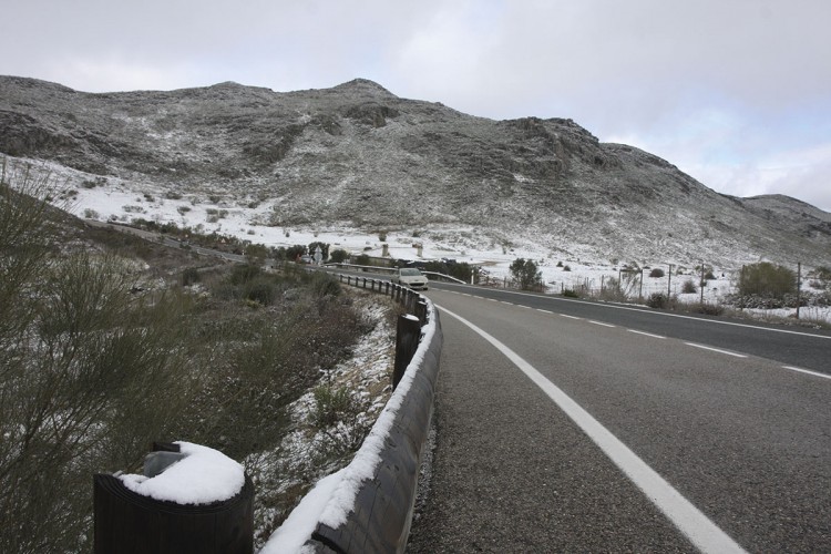 La nieve llega a la Serranía de Ronda
