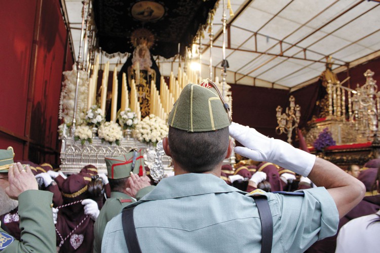 La presencia de la Legión en la procesión del Ecce-Homo está en el aire