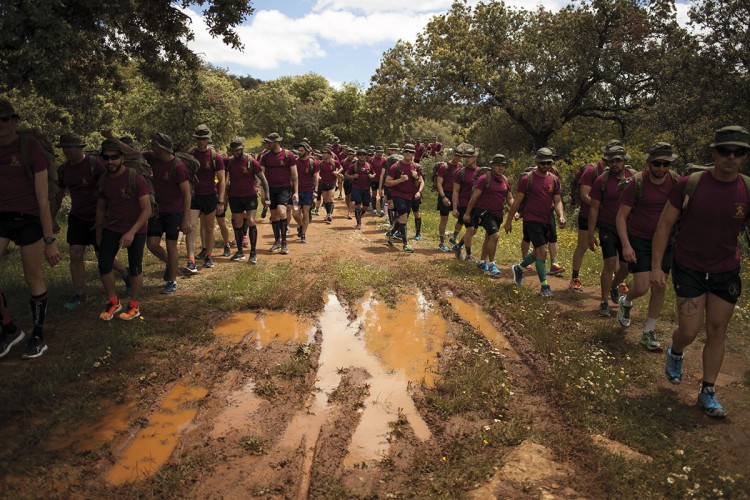 Los 101 km de la Legión reunirá en Ronda este sábado a 240 equipos de marchadores