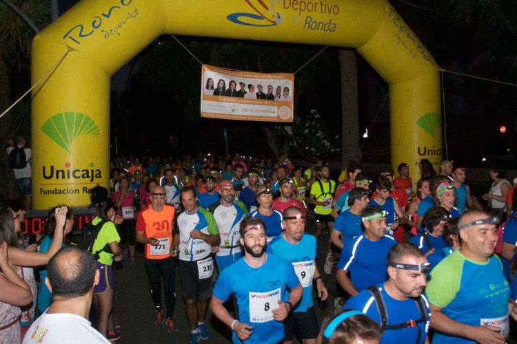 Medio millar de personas participaron en la V Nocturna de Ronda